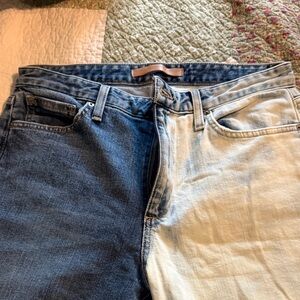 Joe's Jeans Blue Denim with Tan Accent